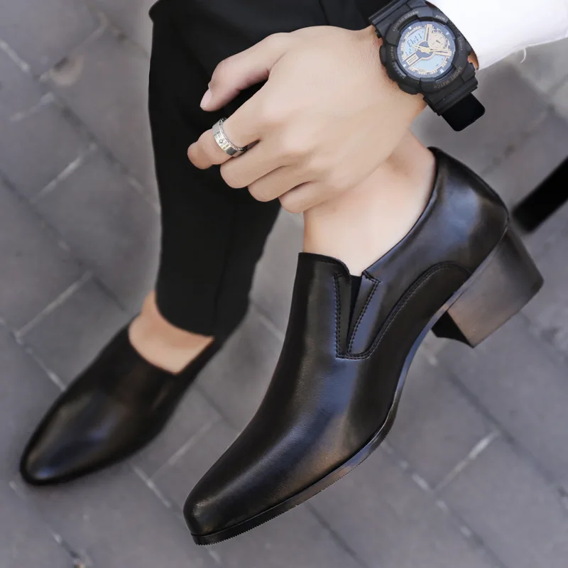 mens dress shoes black