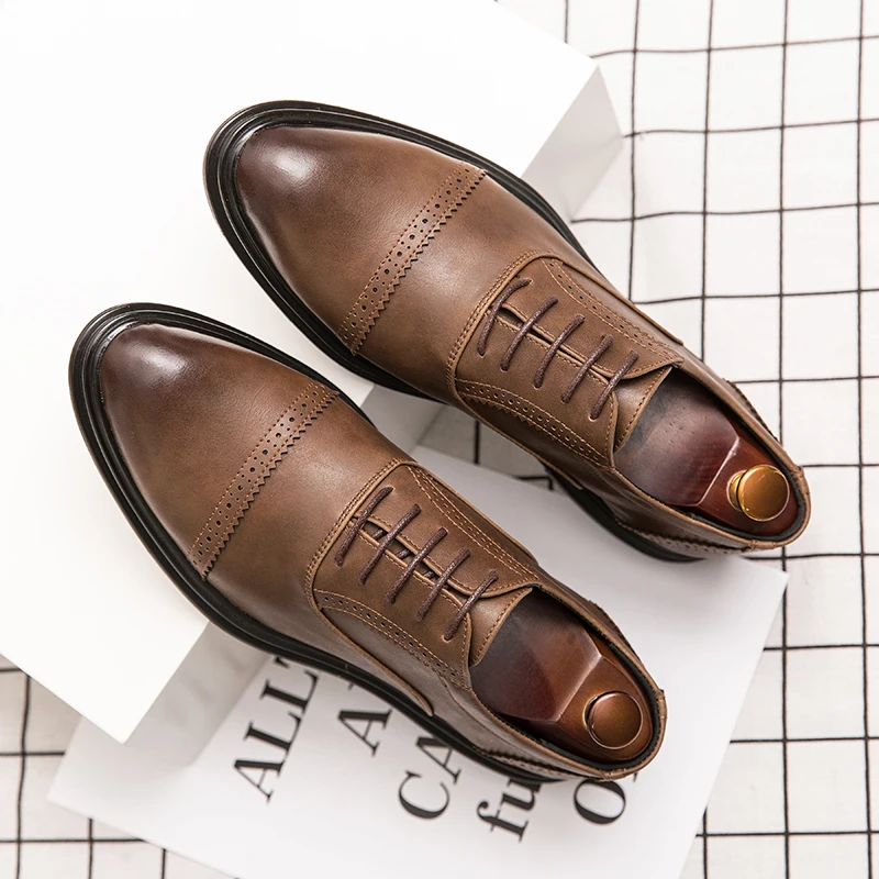 dress shoes brown