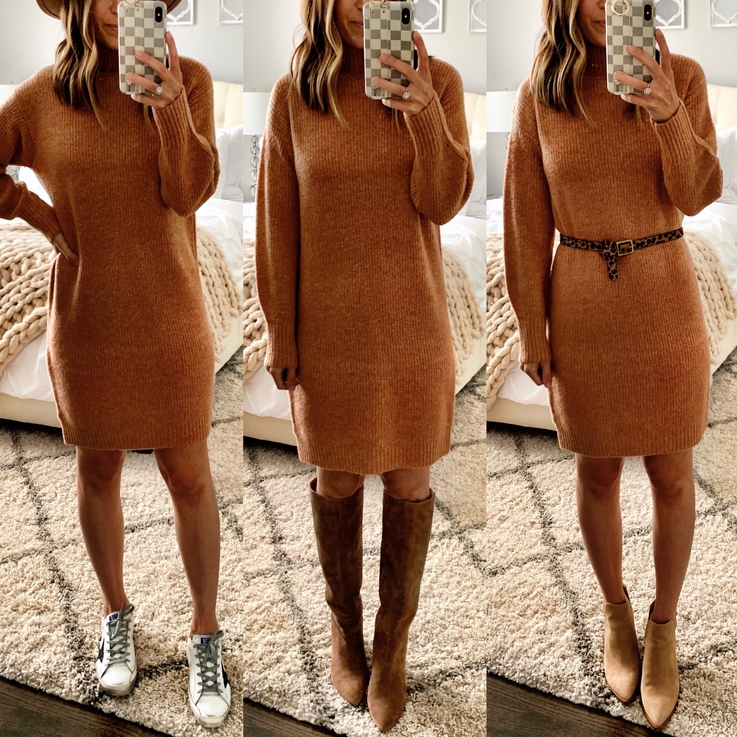 what shoes to wear with a sweater dress