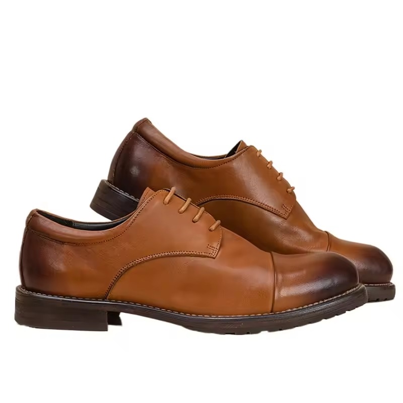 mens brown  formal shoes