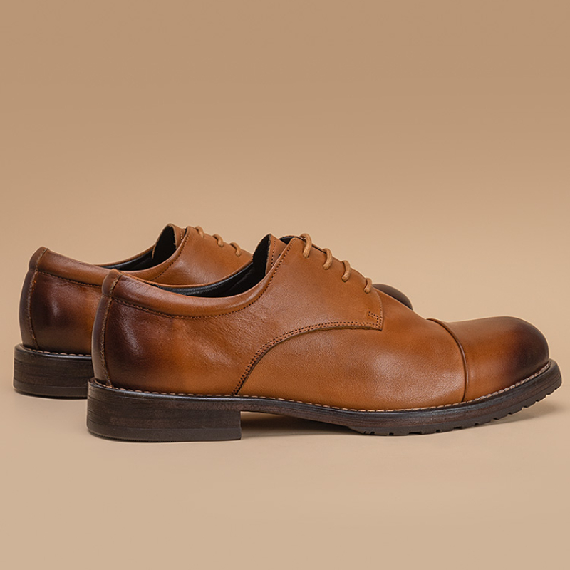 mens brown  formal shoes