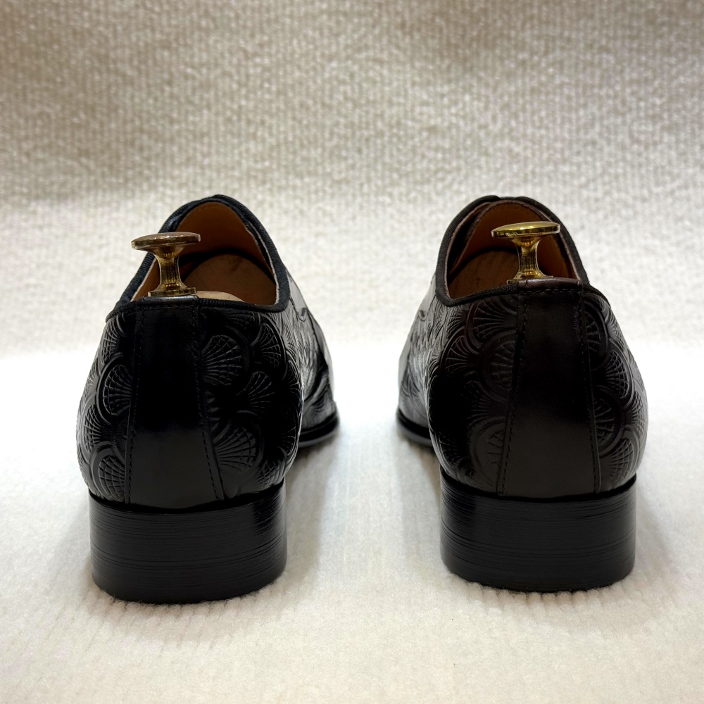 black formal shoes