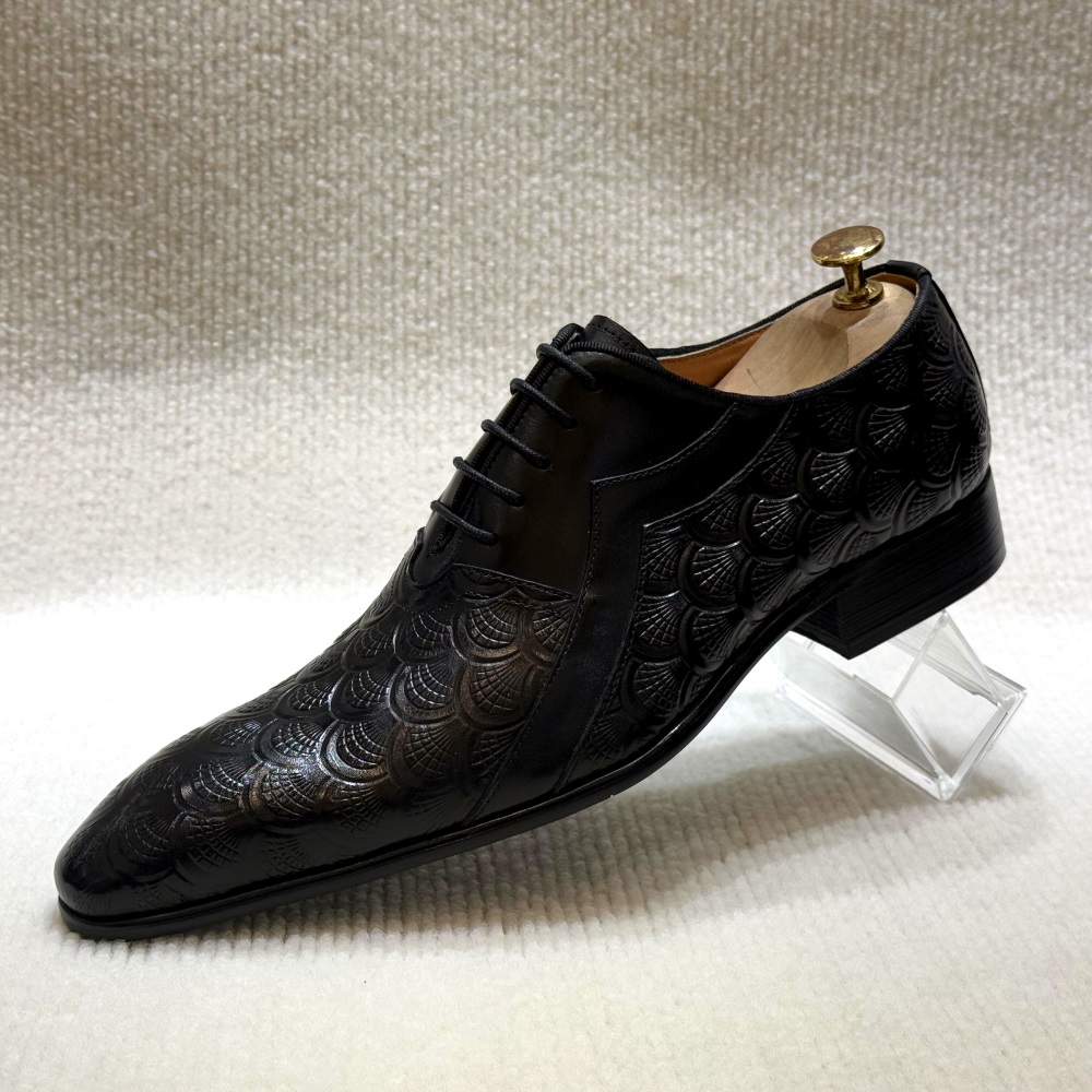 black formal shoes